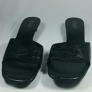 FRANCO SARTO BLACK LEATHER SHOE SIZE 11M